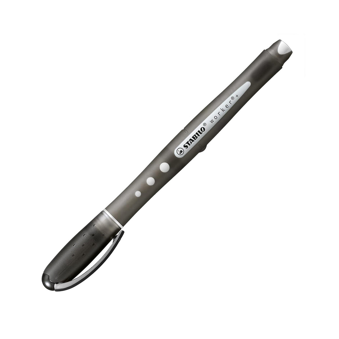 STABILO Worker+ Colorful Rollerball Pen – Black Stabilo