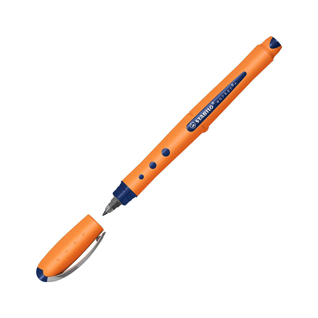 Stabilo | Worker+ | Roller Ball Pen | 0.5 mm | Blue Stabilo