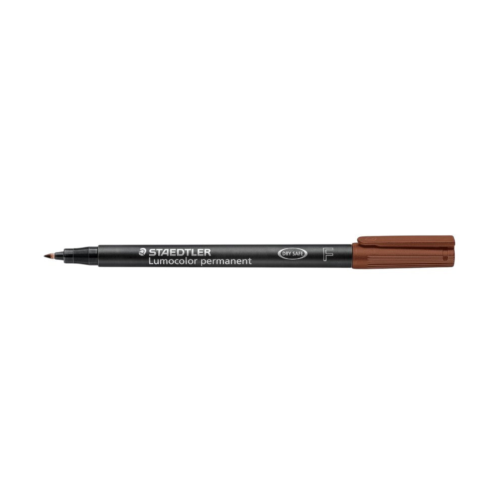 Staedtler Lumocolor Permanent Pen Fine - Brown low-odour permanent ink