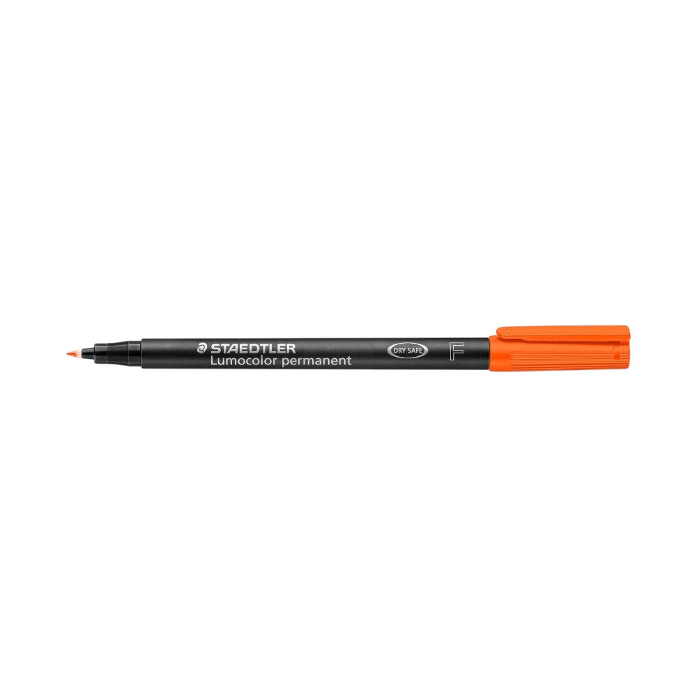 Staedtler Lumocolor Permanent Pen Fine - Orange quick-drying universal marker
