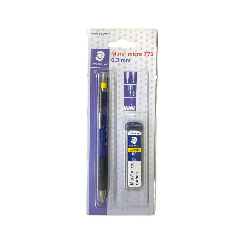 Staedtler Mars Micro 775 Mechanical Pencil - 0.3mm Nib for Fine and Precise Writing