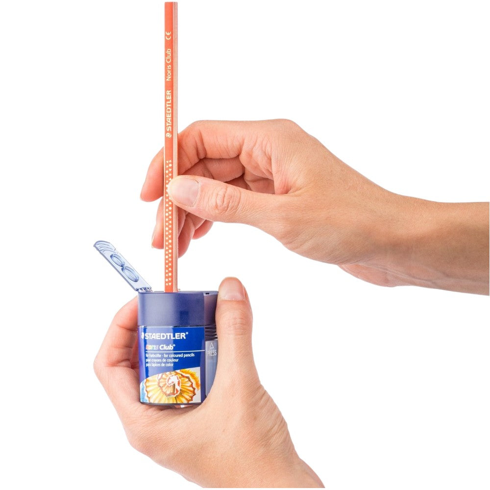 ide Angle View of Staedtler Noris Round Tub Sharpener 512 002