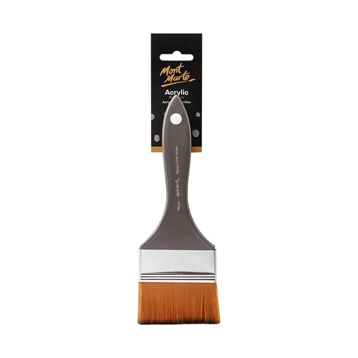 Mont Marte Premium Acrylic Taklon Flat Brushes