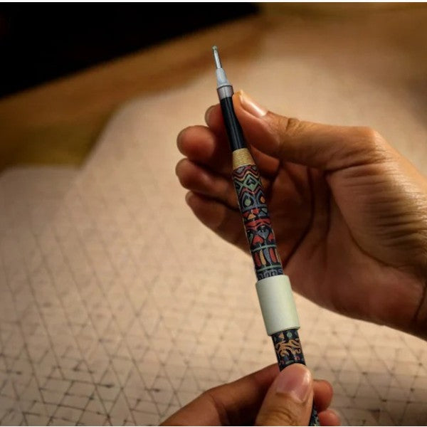 Mooch Tribal Handcrafted Paper Pen - Refillable Eco-Friendly Ball Pen