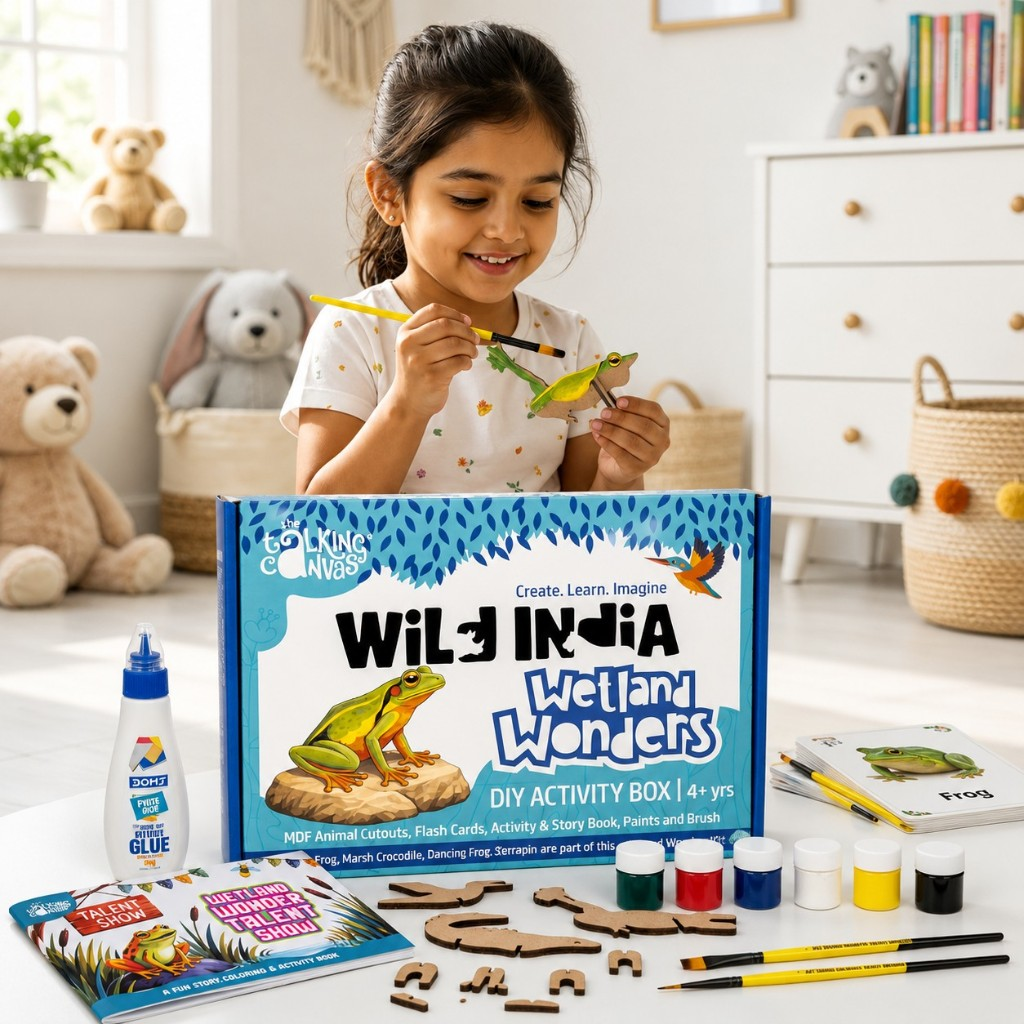 Wild India DIY Activity Kit for Kids - ttc wetland wonders 11