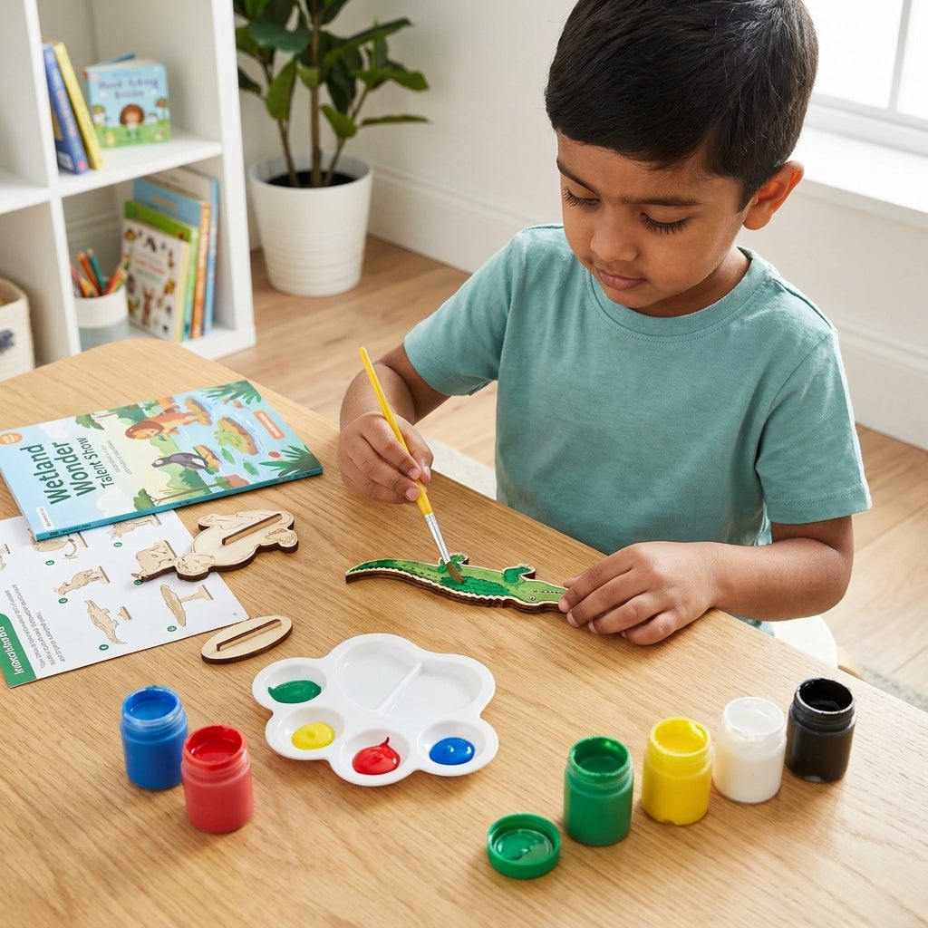 Wild India DIY Activity Kit for Kids - ttc wetland wonders 6