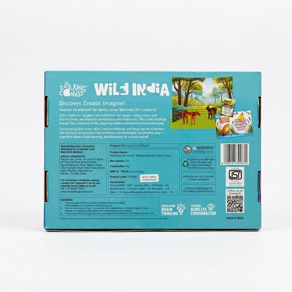 Wild India DIY Activity Kit for Kids - ttc wetland wonders 9