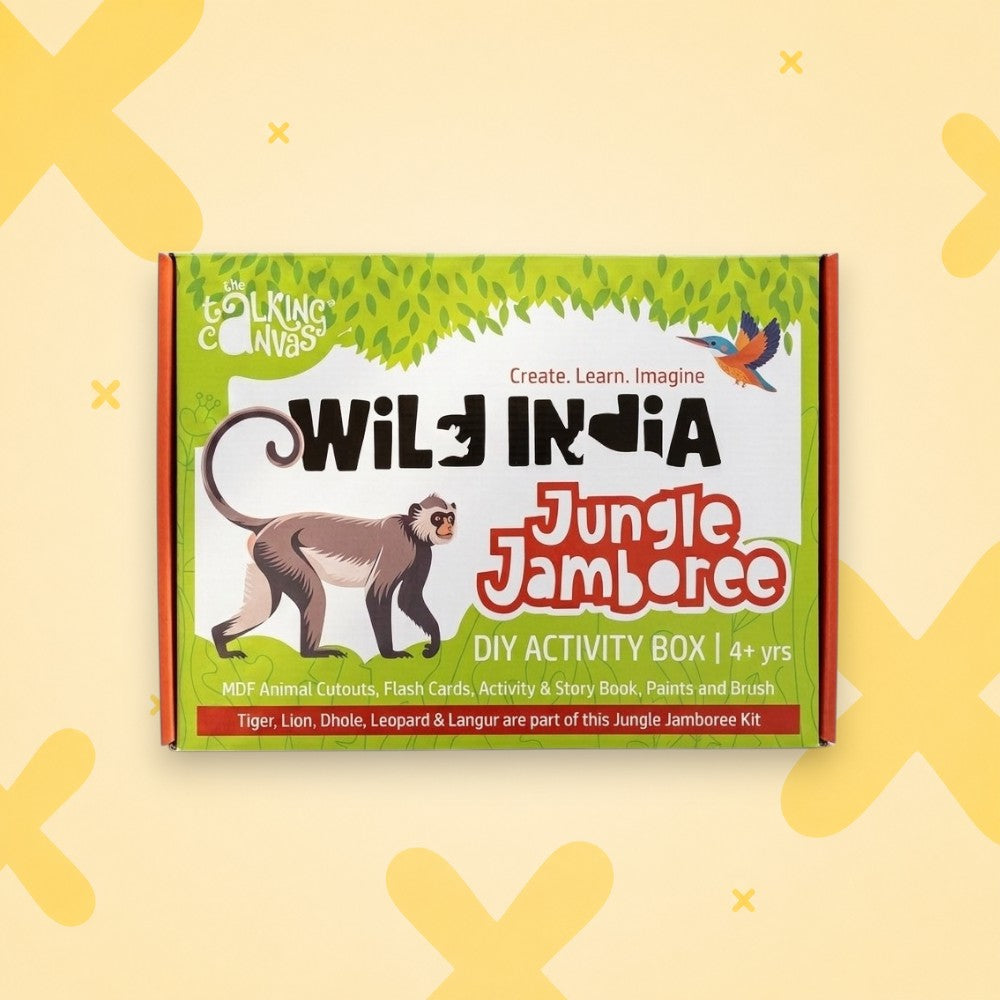Wild India DIY Activity Kit for Kids - Jungle Jamboree - ttc wild india junglejumboree online front
