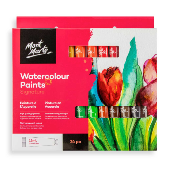 Mont Marte Watercolour Paints 12ml