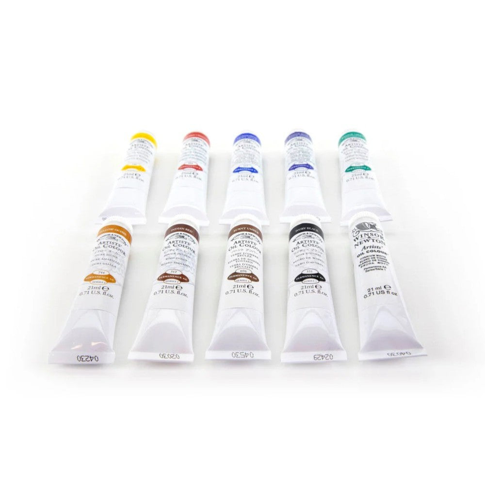 Winsor and Newton Artists Oil Colour Intro Set - 10 Tubes x 21ml
