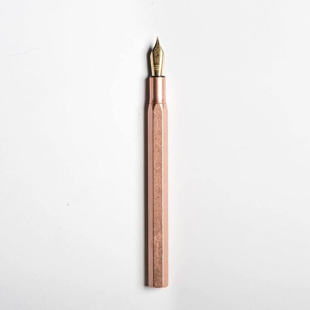 Ystudio | Desk Fountain Pen | Classic Revolve | Copper YSTUDIO