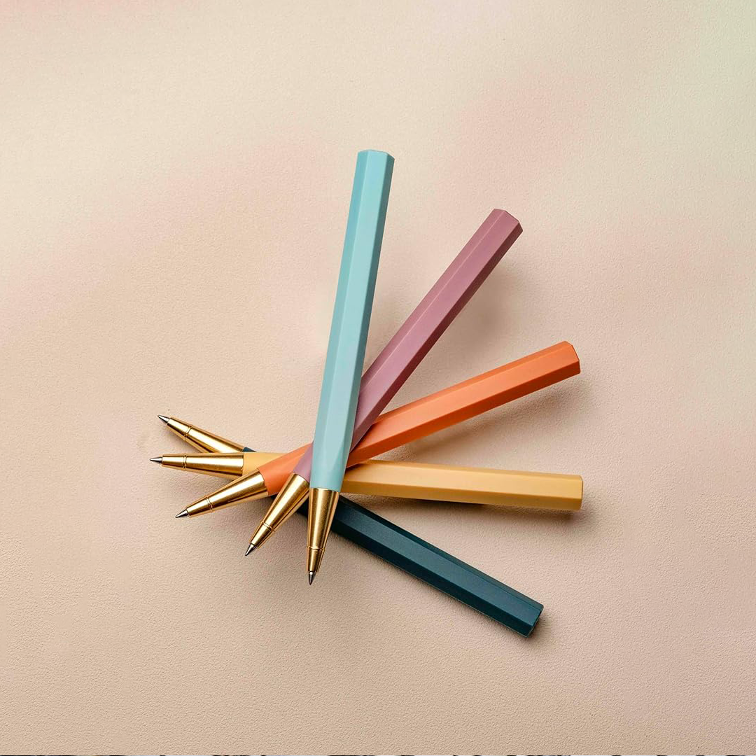 Ystudio | Glamour Evolve | Sustainable |  Rollerball Pen | Dawn Yellow YSTUDIO