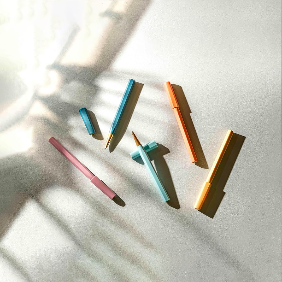 Ystudio | Glamour Evolve | Sustainable |  Rollerball Pen | Dawn Yellow YSTUDIO