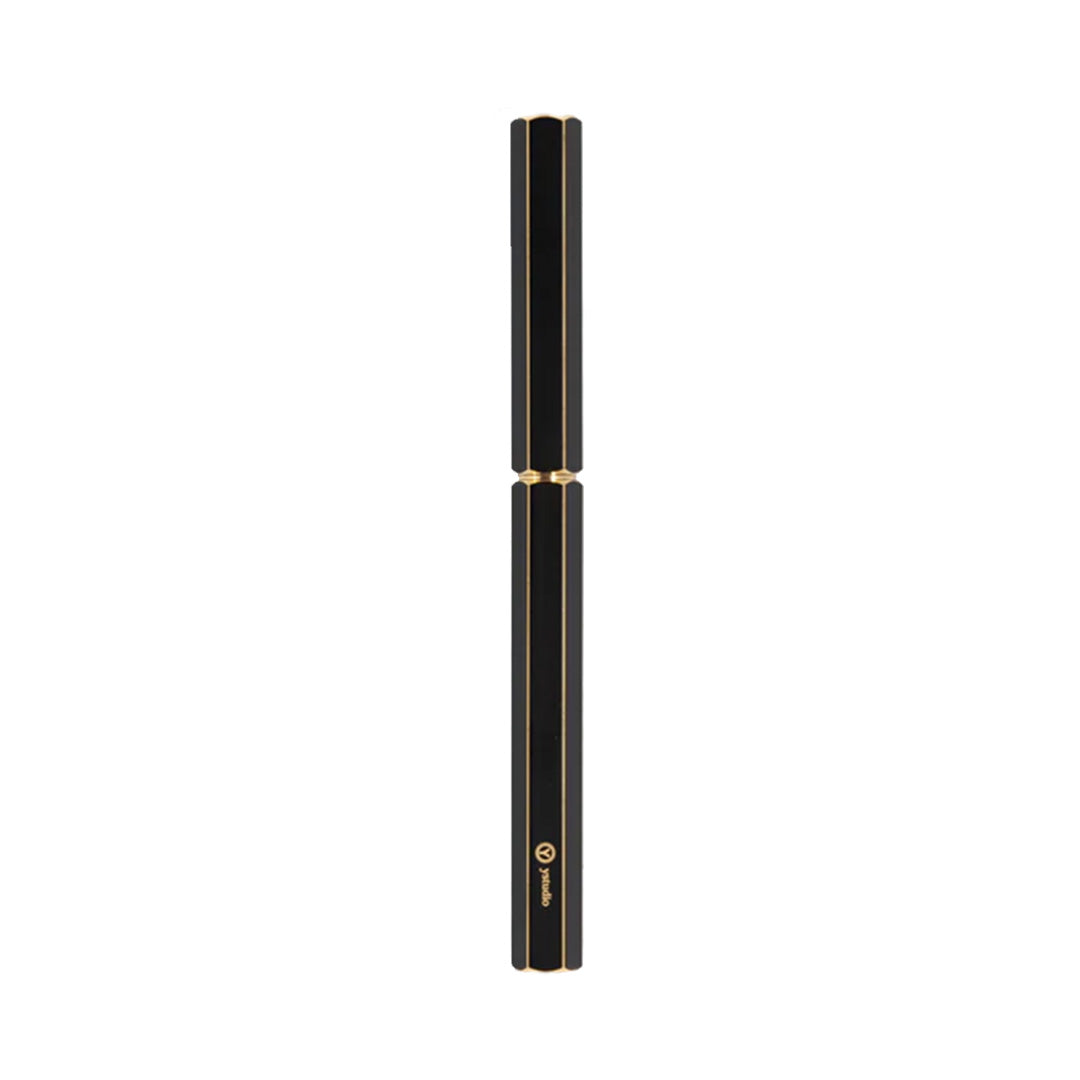 Ystudio | Rollerball Pen | Black Brassing | Six Shining Lines | Brass YSTUDIO