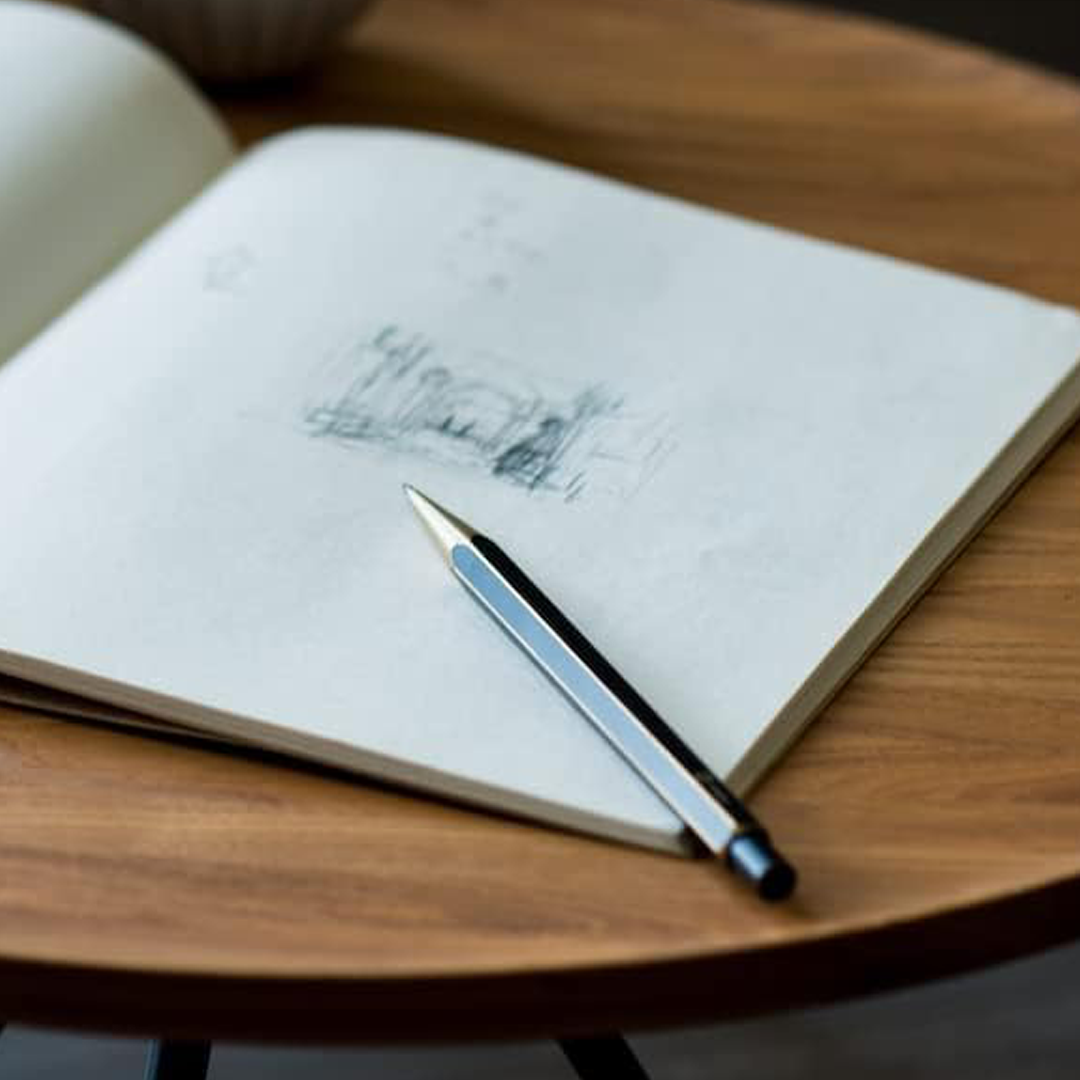 Ystudio | Sketching Pencil | Classic Revolve | Brass | 2 mm YSTUDIO