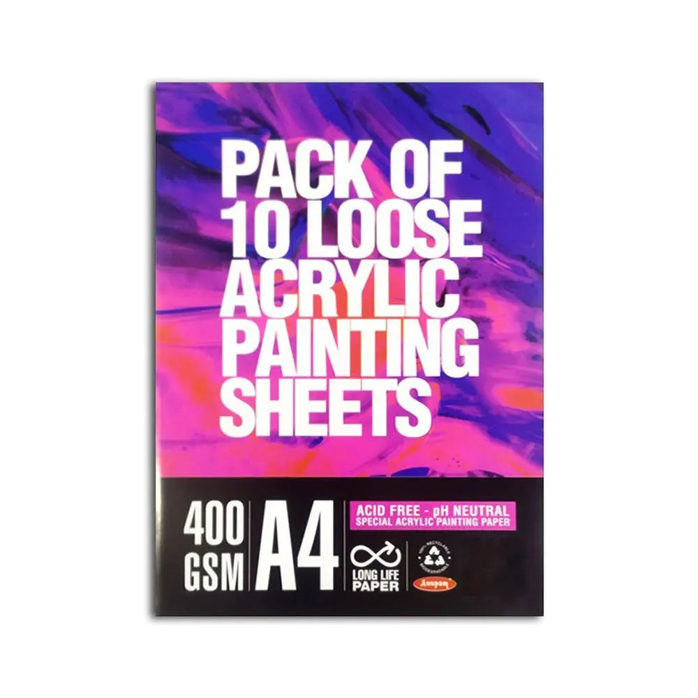Anupam Acrylic Painting Sheets  400 gsm Anupam