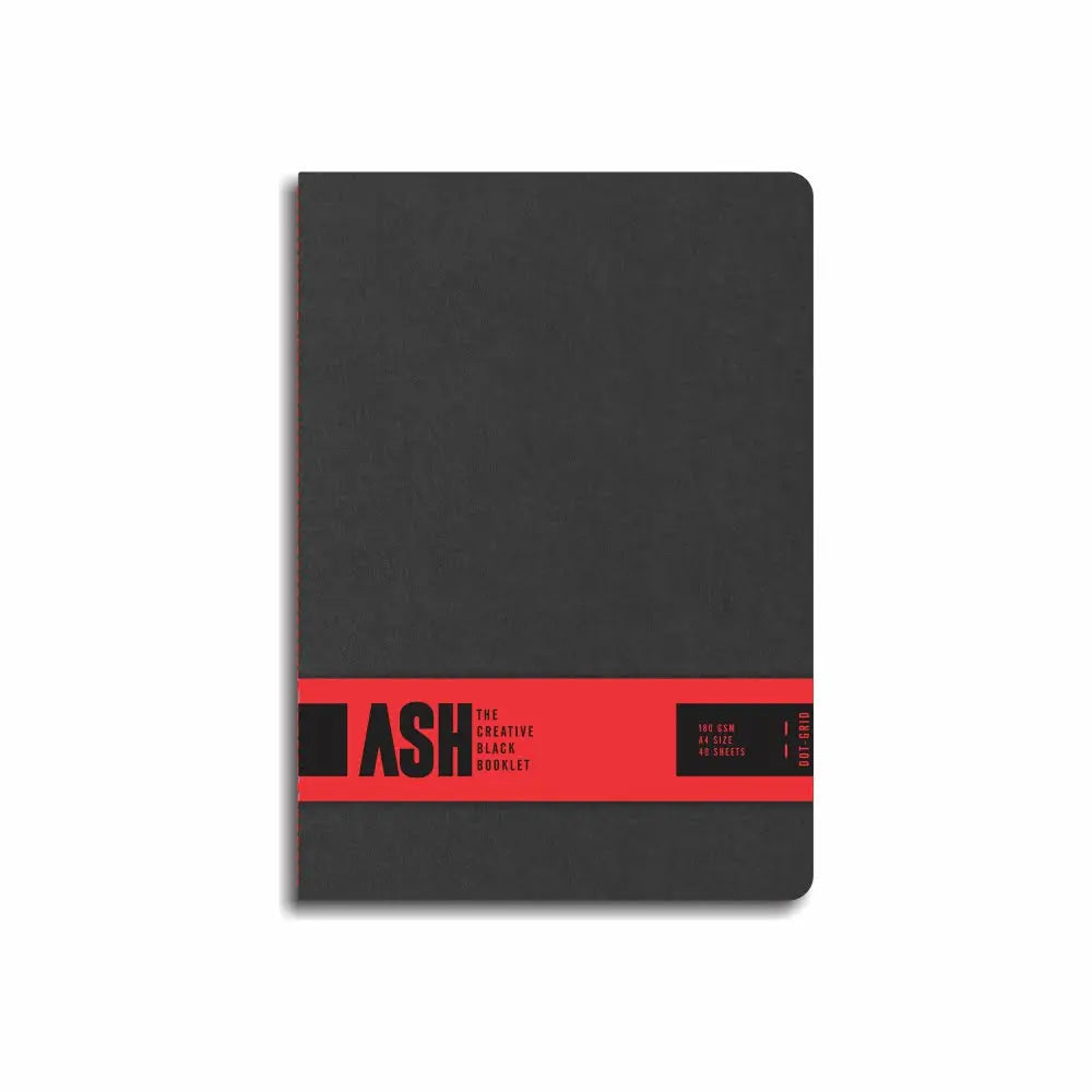 Anupam Ash Soft Cover Black Book  180GSM A4 Anupam