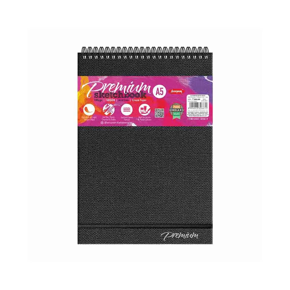 Anupam Sketcho Premium Sketch book - Wireo Binding - 160gsm Anupam