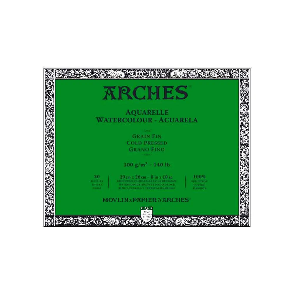 Arches Watercolour Paper Cold Pressed Arches
