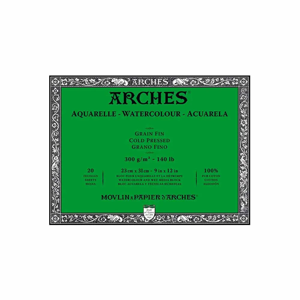 Arches Watercolour Paper Cold Pressed Arches