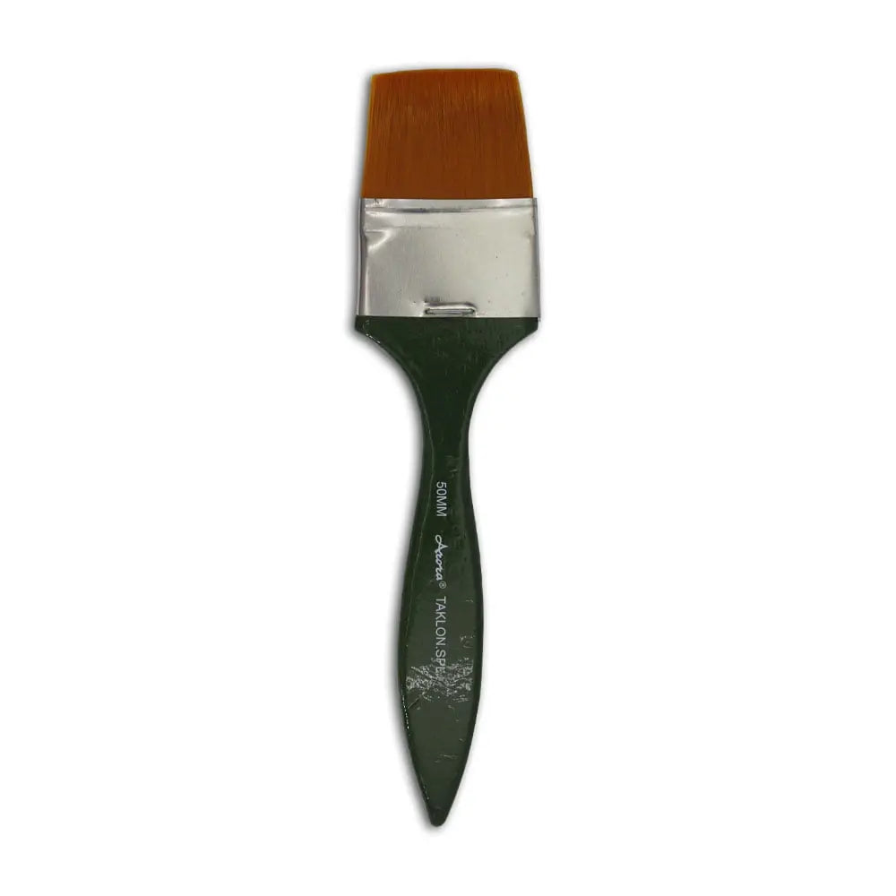 Arora Artist Taklon Synthetic Flat Brushes (Choose Thickness) Arora
