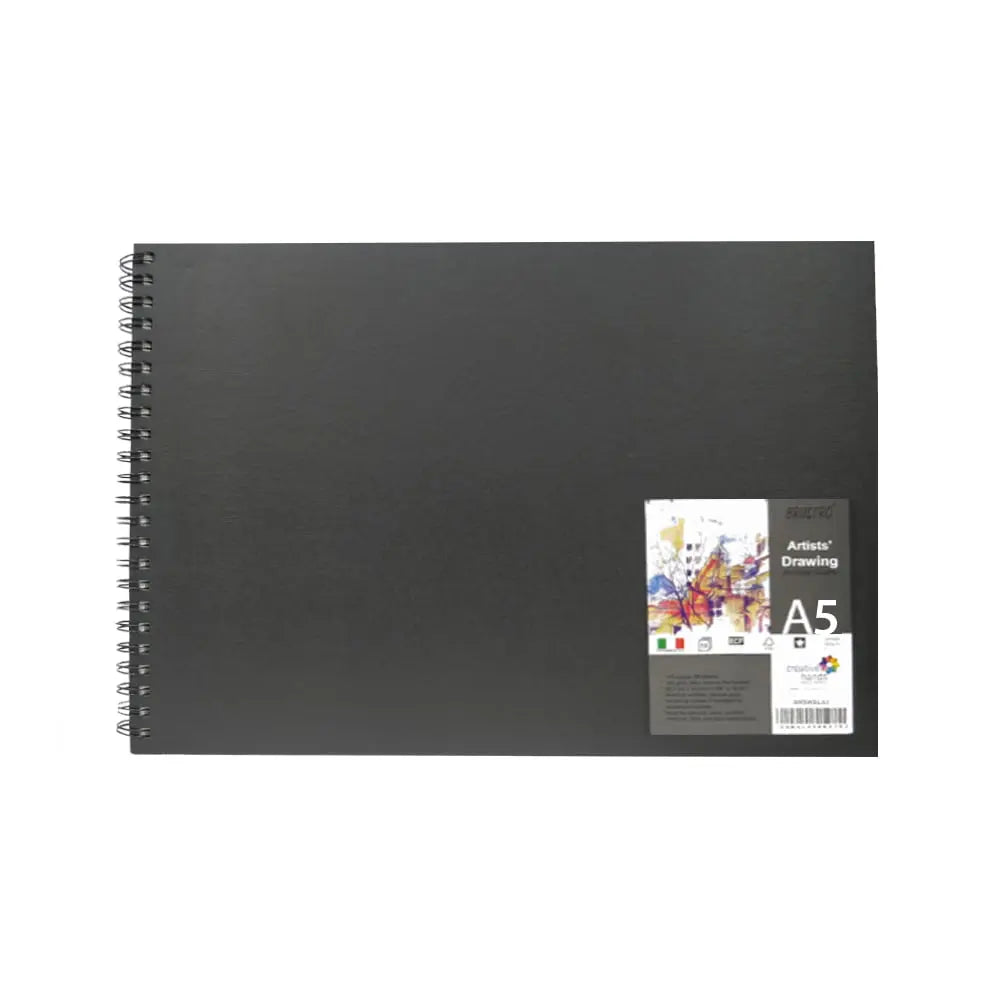 Brustro Artist Drawing Sketch Book WireO Bound Landscape 160gsm Brustro