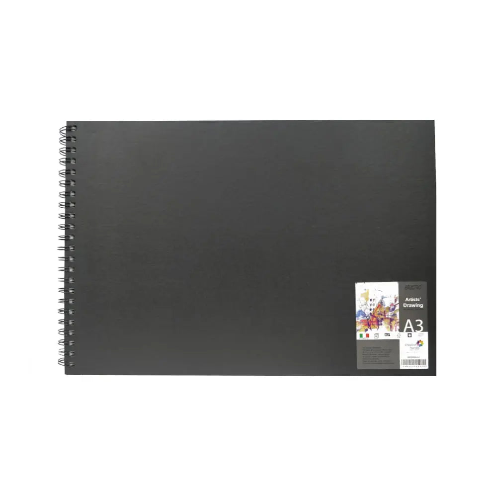 Brustro Artist Drawing Sketch Book WireO Bound Landscape 160gsm Brustro