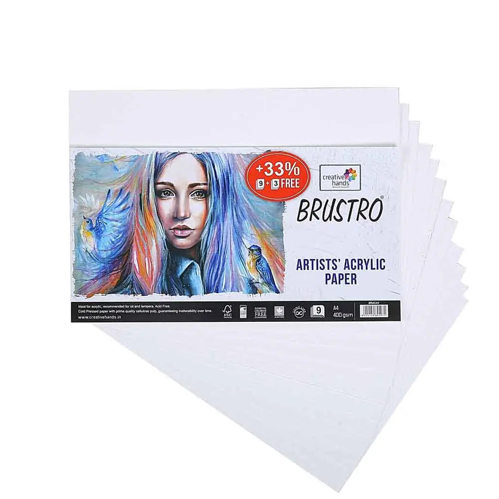 Brustro Artists Acrylic Paper 400gsm Brustro