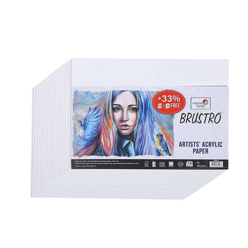 Brustro Artists Acrylic Paper 400gsm Brustro