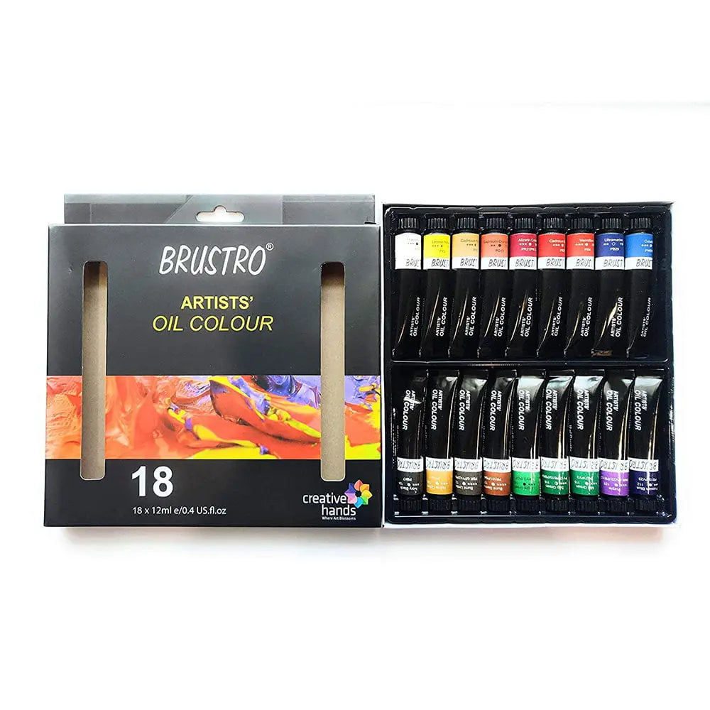 Brustro Pastel Acrylic Paints Set of 12 Shades x 12ml - Canvazo