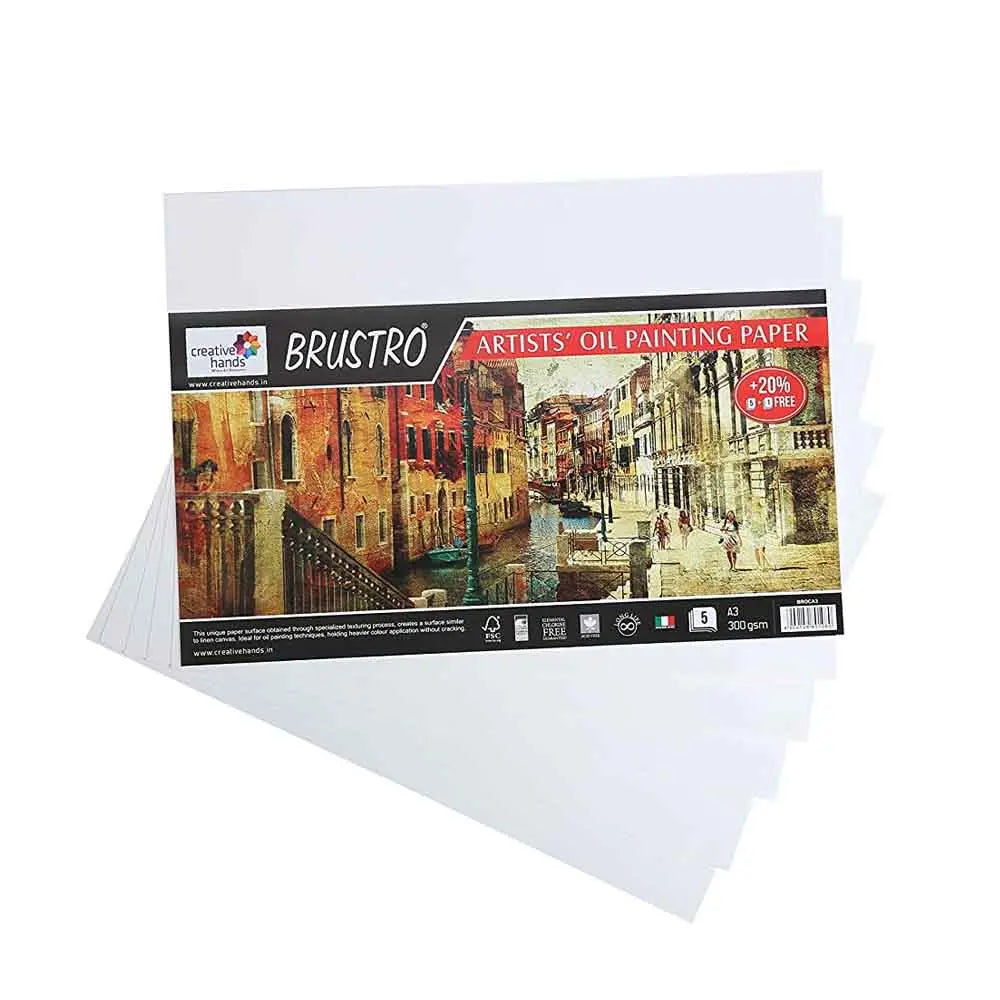 Brustro Artists Oil Painting Paper Canvazo
