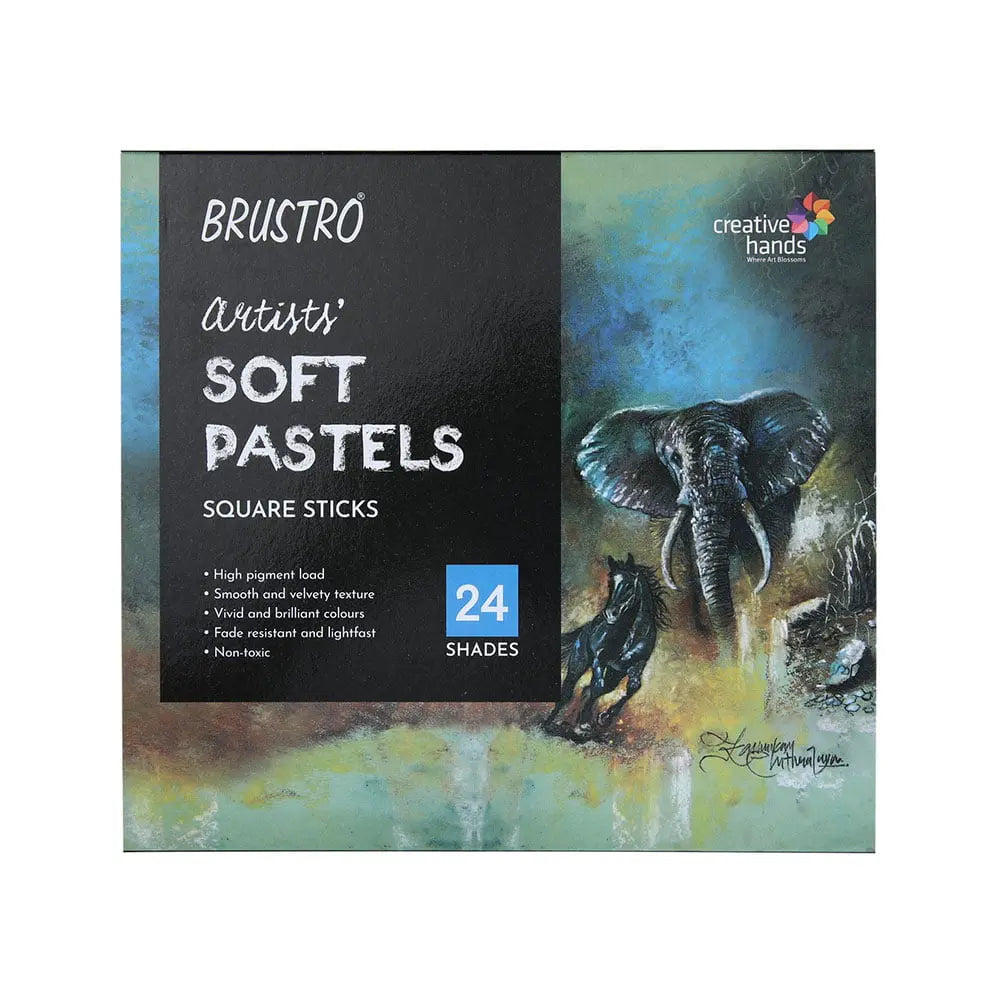 Brustro Artists Soft Pastels Square Sticks Set Brustro