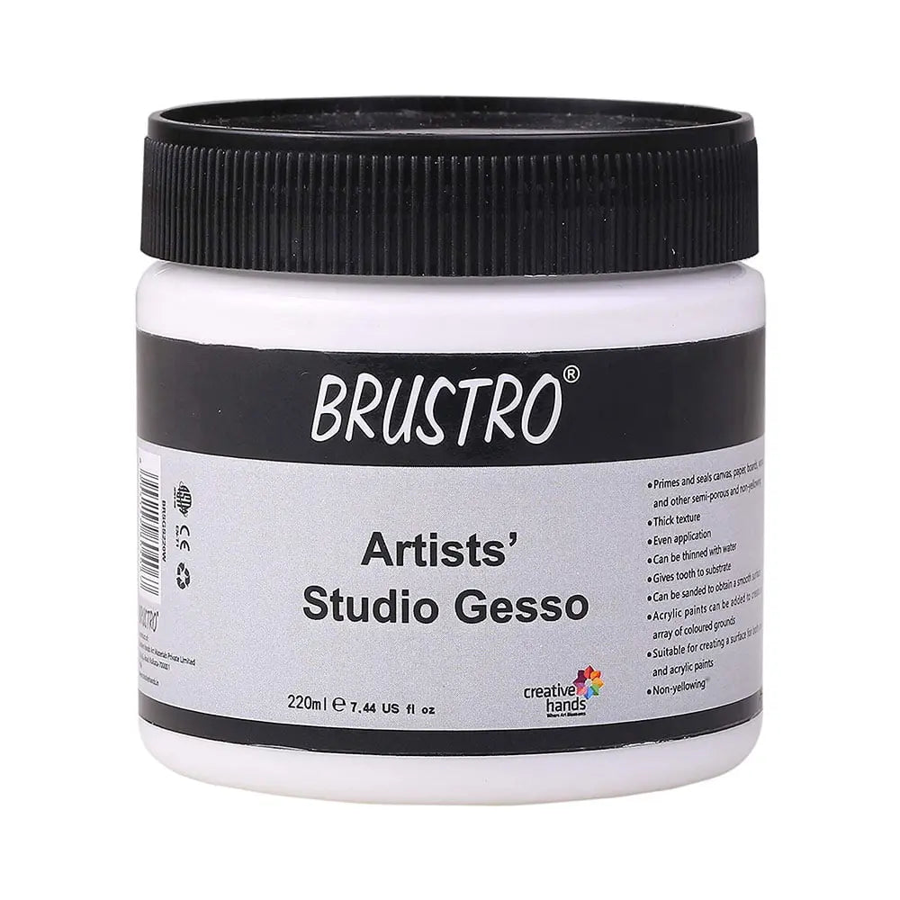 Qatalitic White Texture Gesso Acrylic Medium for Oil Painting, Pastels,  Canvas (Liquid 250 ml) at Rs 499/pack, in Mumbai