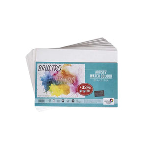 Taccuino Per Artisti BRUSTRO - Carta Acquerello 200 G/m² Cotone 25
