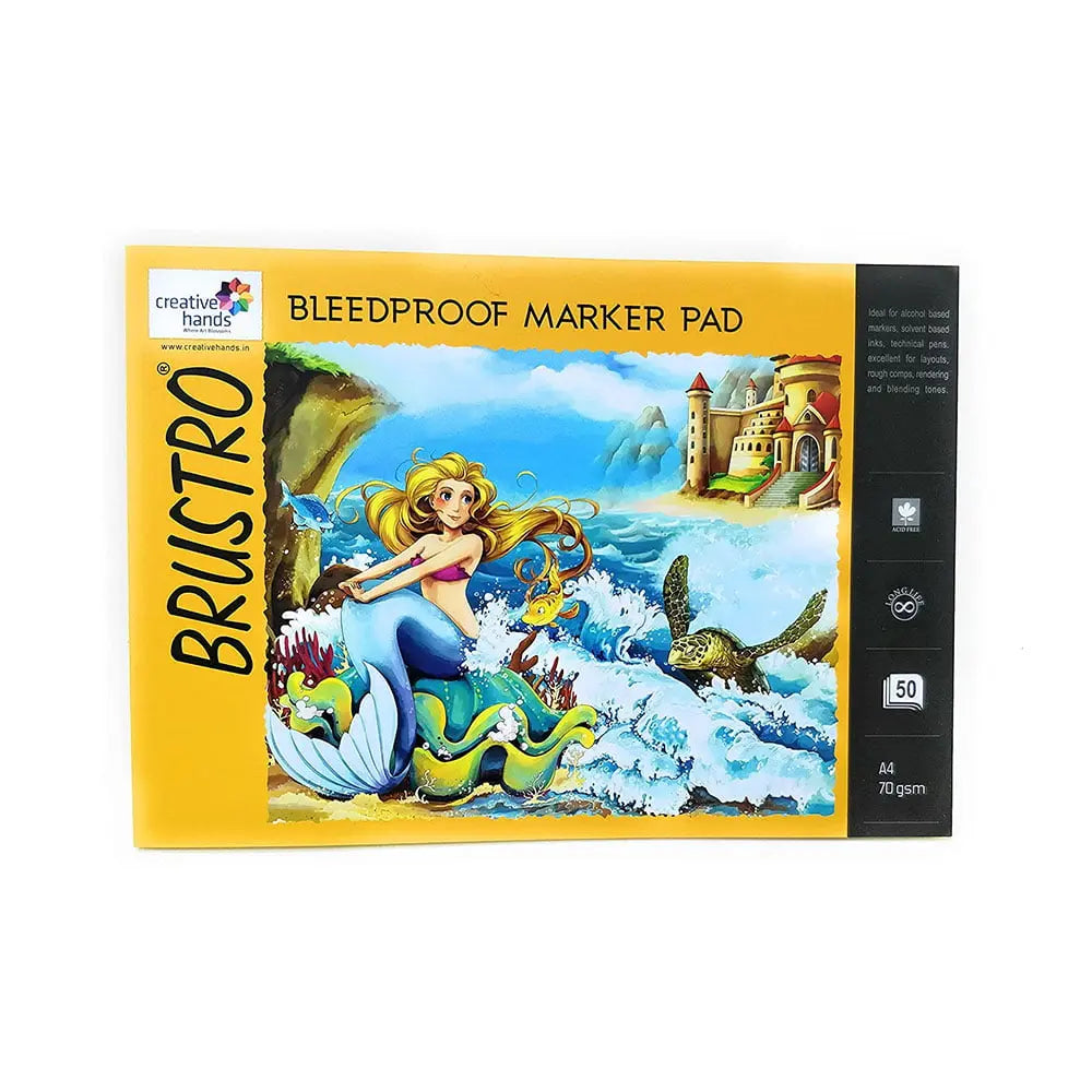 Brustro Bleedproof Marker Pad 70 GSM Brustro