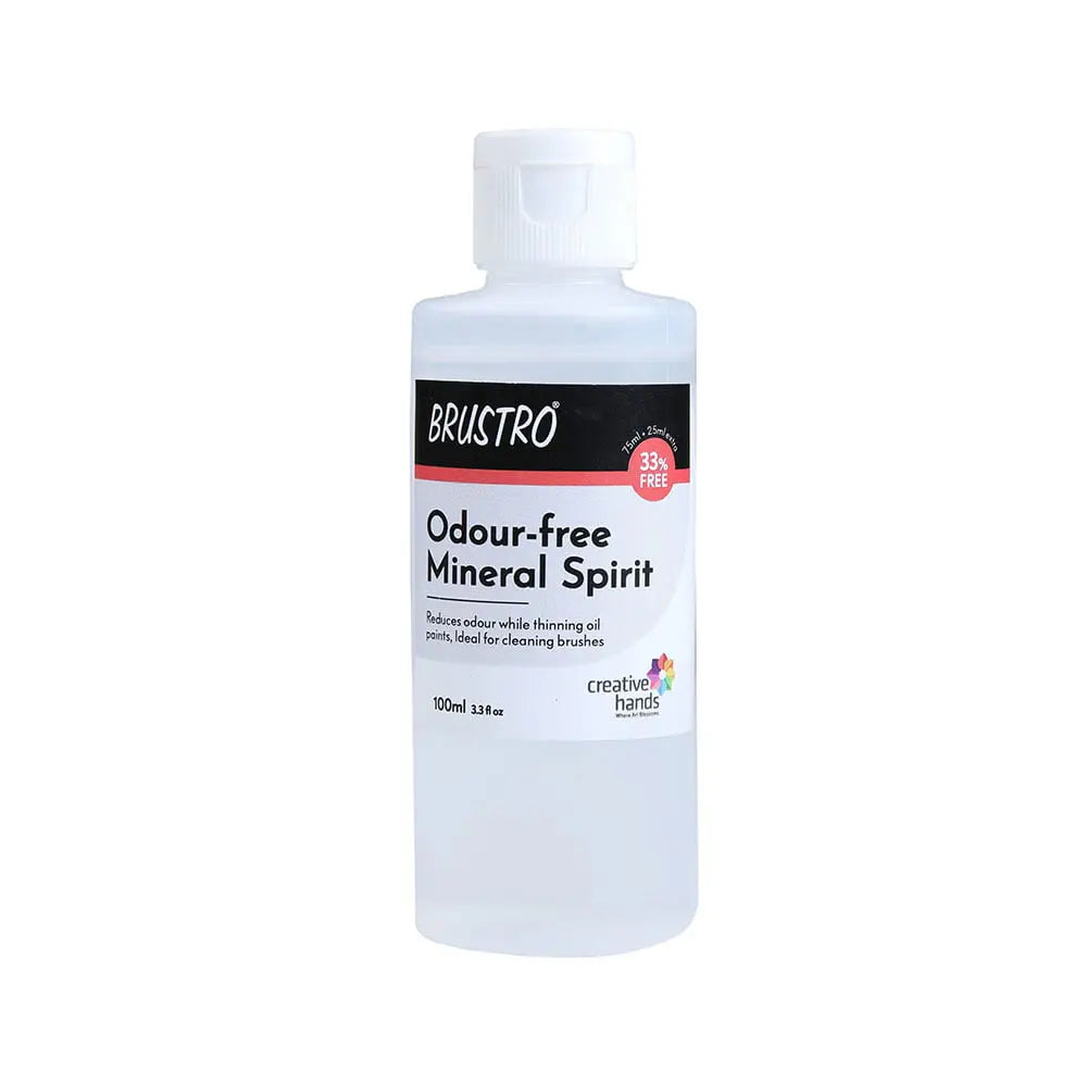Brustro Odour-Free Mineral Spirit 100ml Brustro