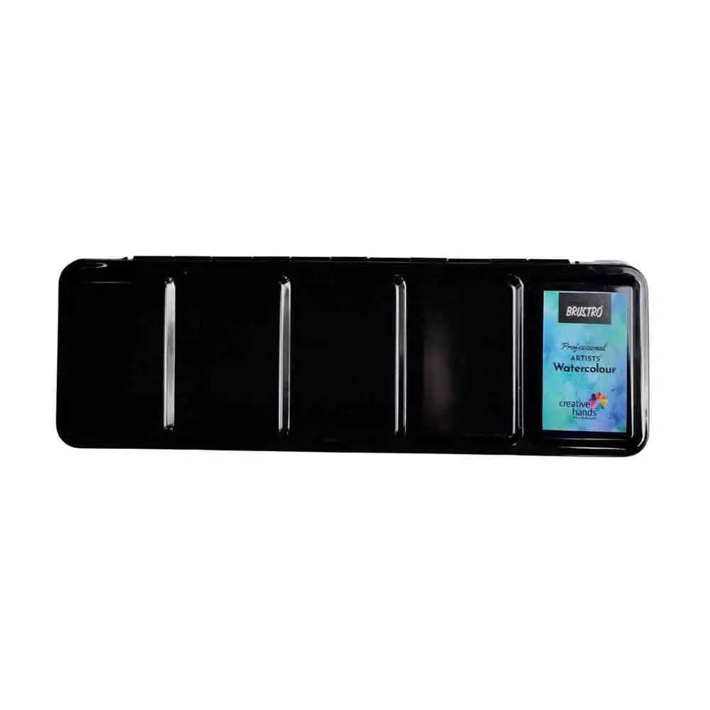 Brustro Professional Artists' Watercolour Half pan Set 24 Canvazo
