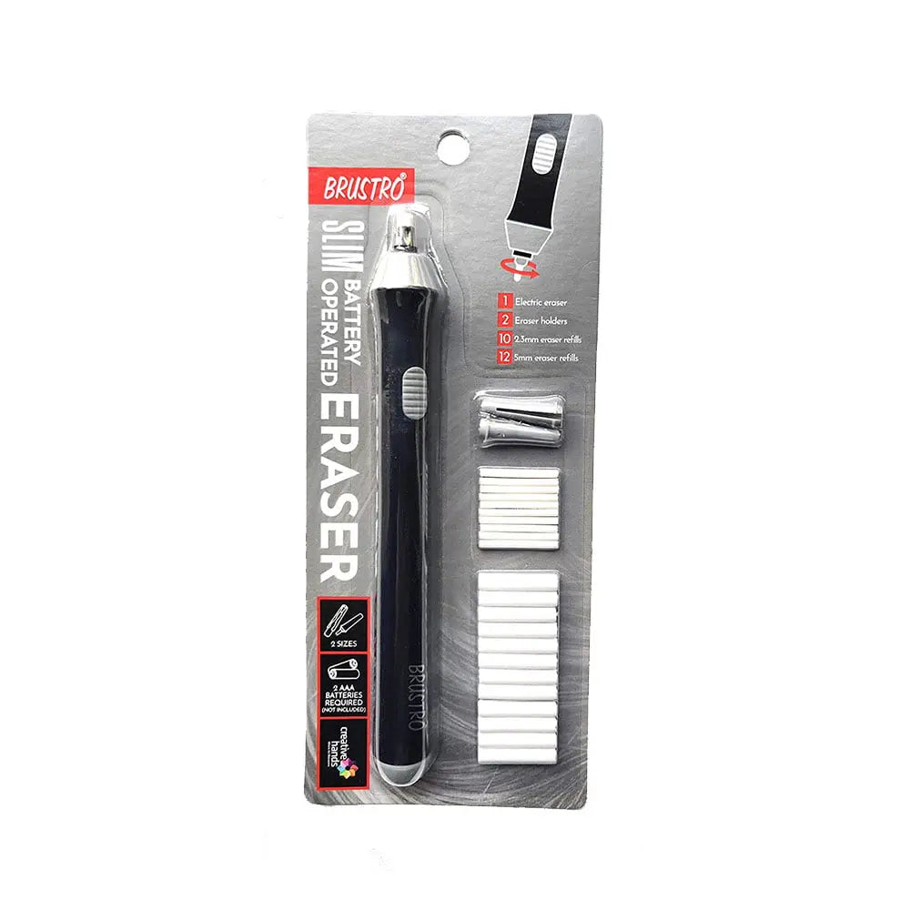 Brustro Slim Battery Operated Electric Eraser Brustro