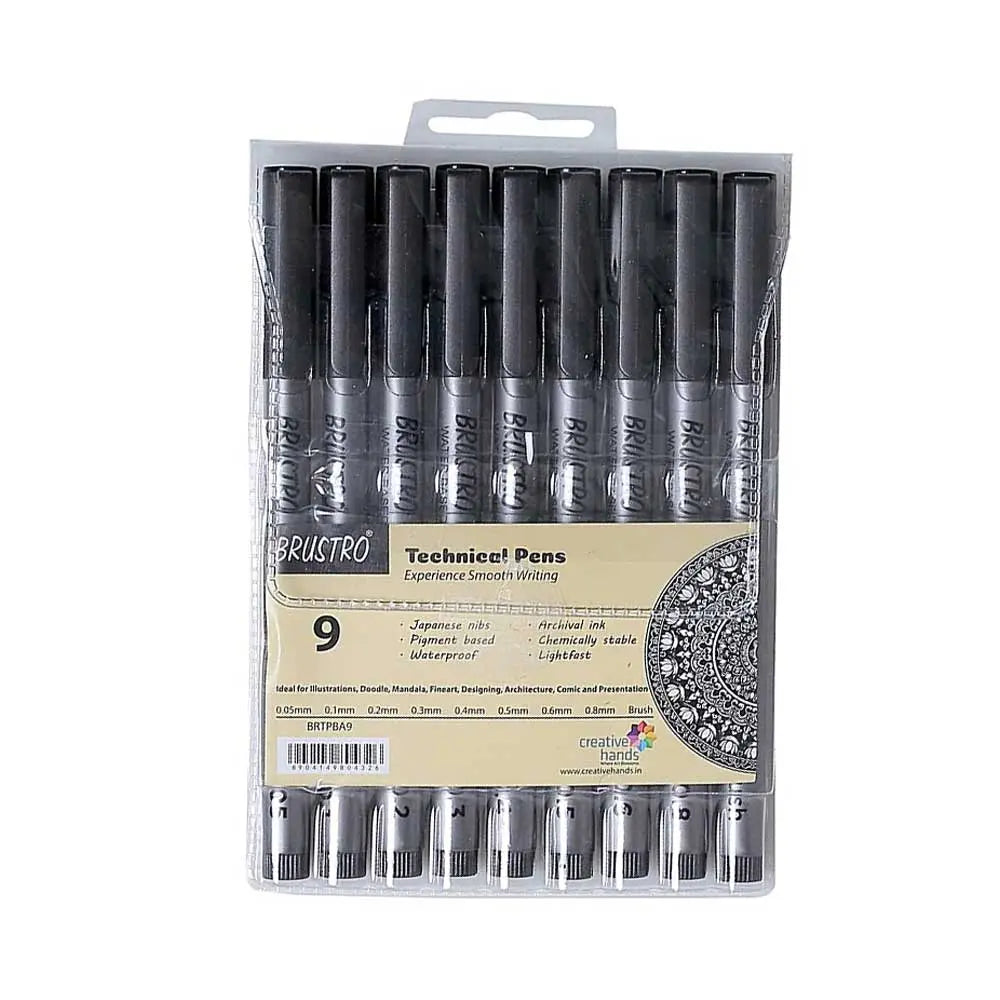 Pictus black Line width 0.4 mm Fineliner & Brush pens