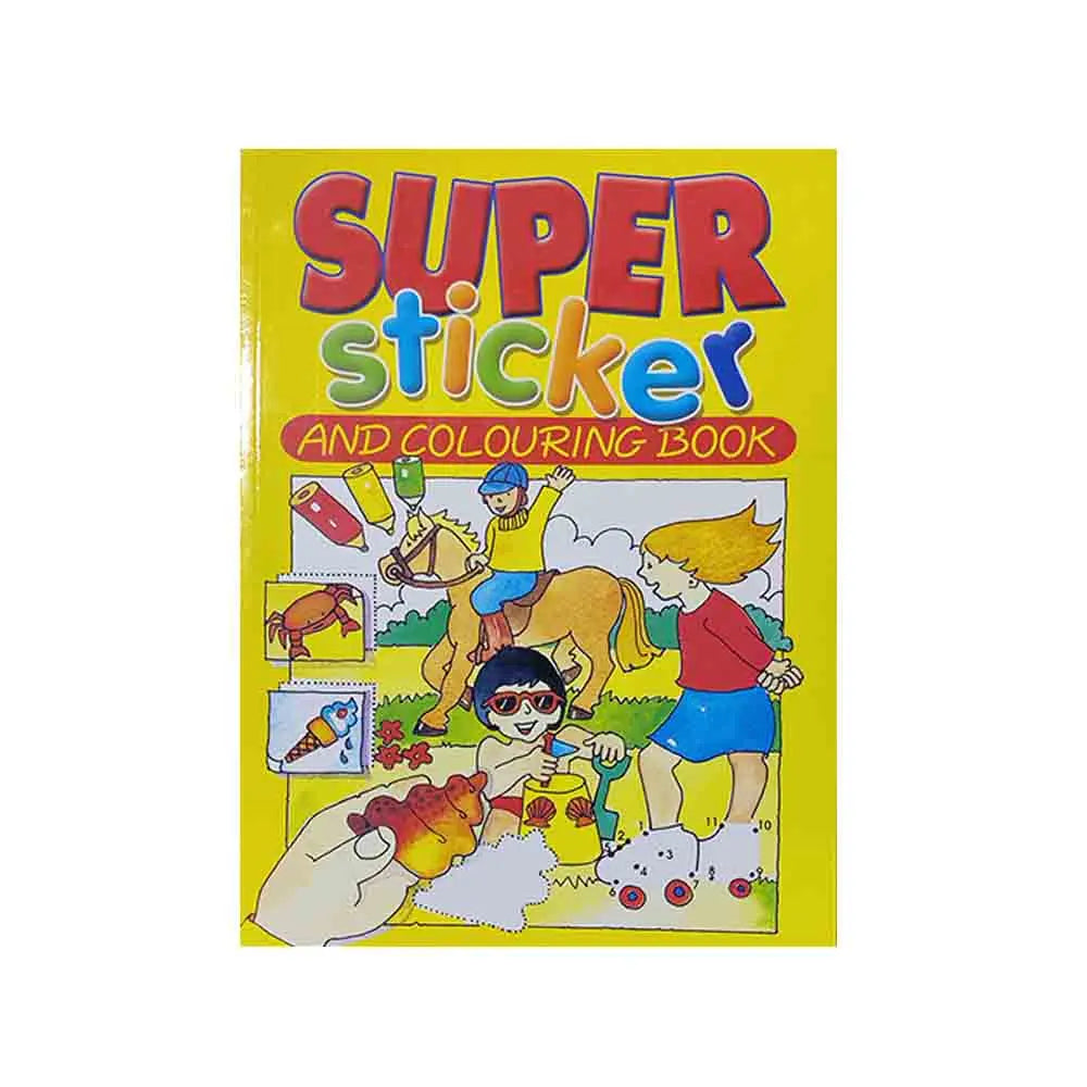 Byeway Book Super Sticker and Colouring Book Byeway Books