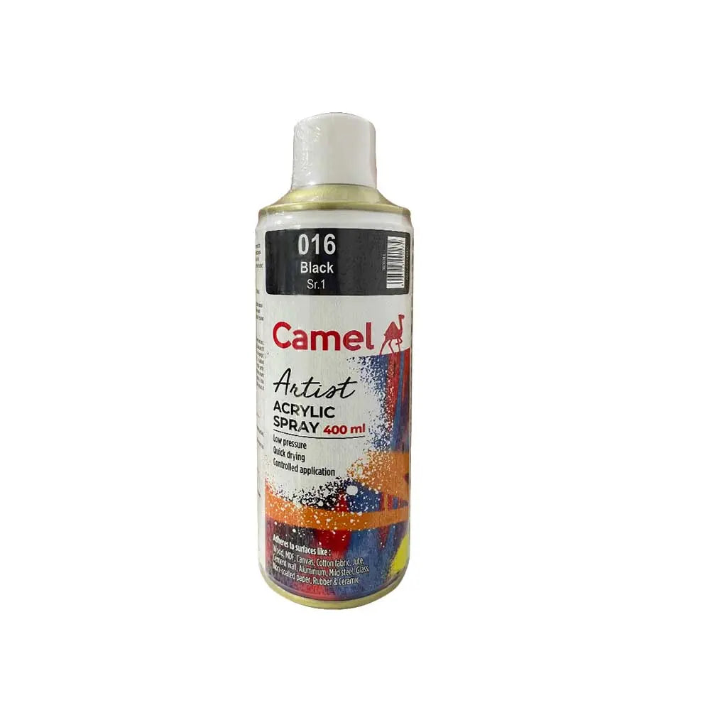 Camel Artist Acrylic Spray Black 400ml Camel