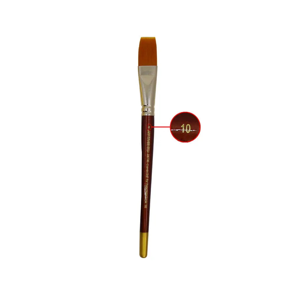 Camel Camlin Synthetic Gold Round and Flat Brush Series 66 & Series 67 - Open Stock Camel