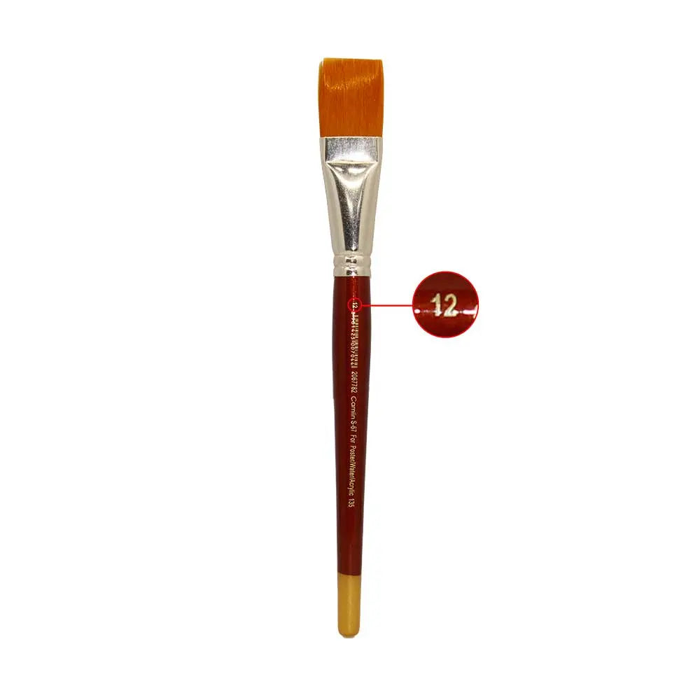 Camel Camlin Synthetic Gold Round and Flat Brush Series 66 & Series 67 - Open Stock Camel