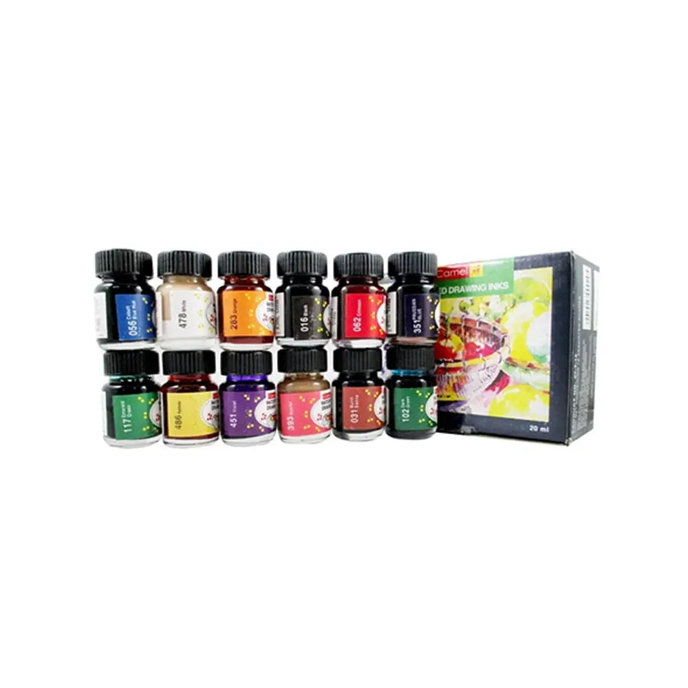 Camel Coloured Drawing Ink Set