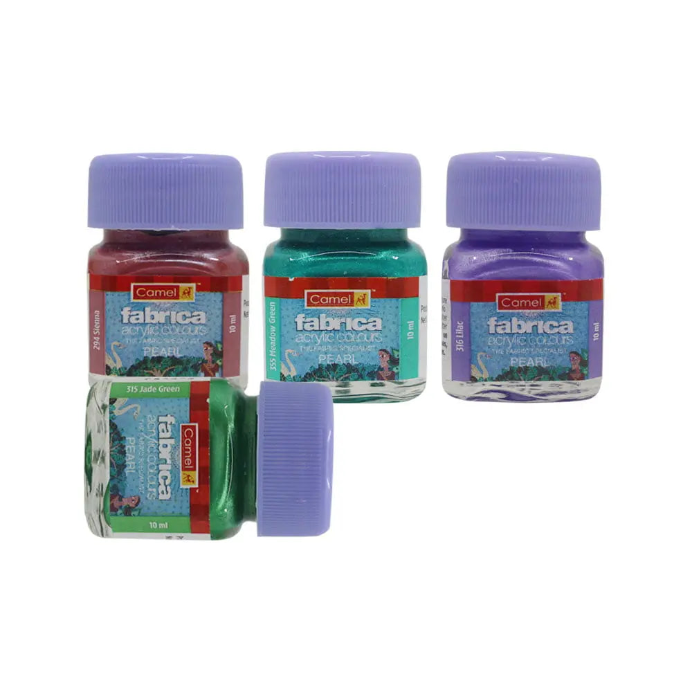 Camel Fabrica Acrylic Colours Pearl (Loose Colours) 10ml Camel