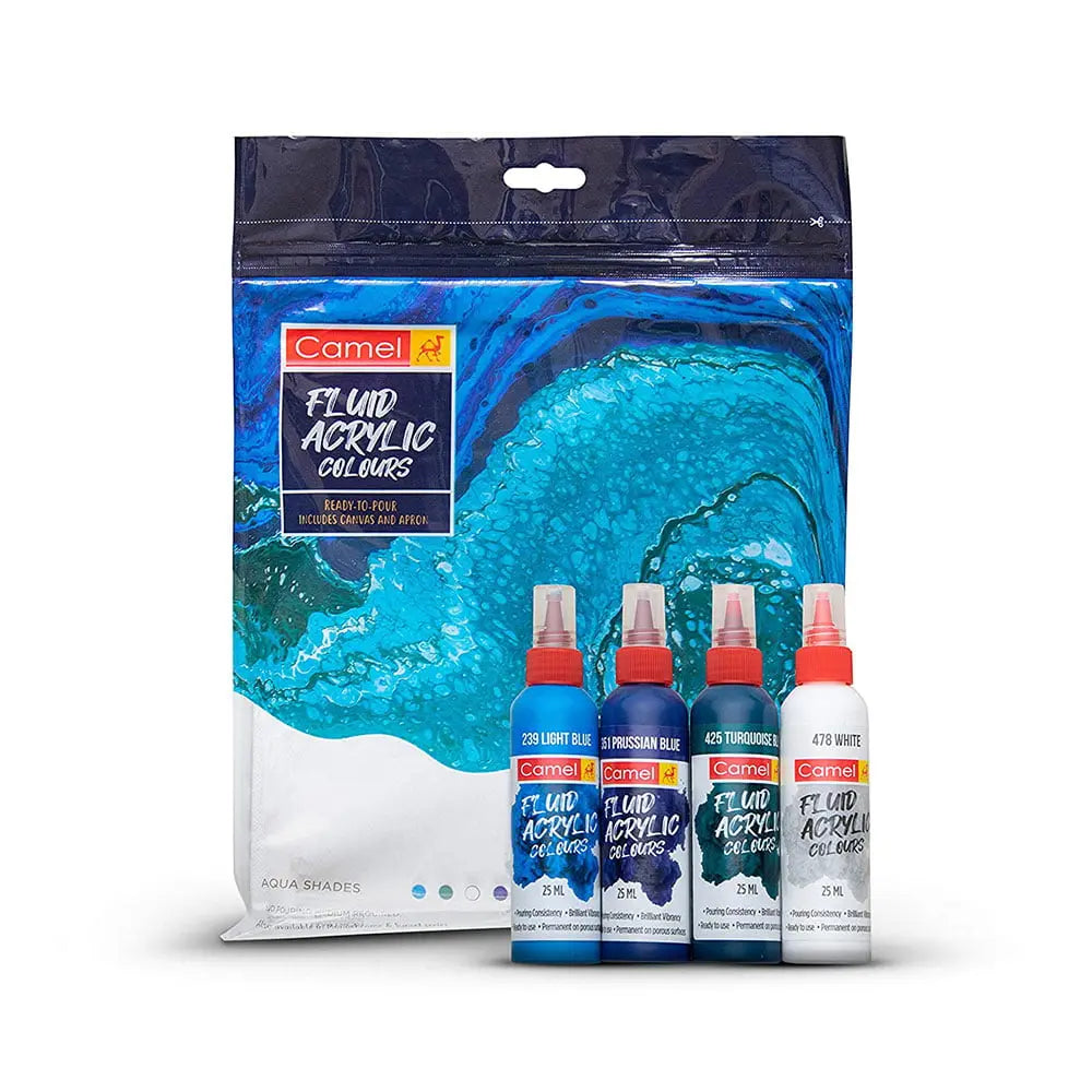 Camel Fluid Acrylic Colours DIY Kit Camel