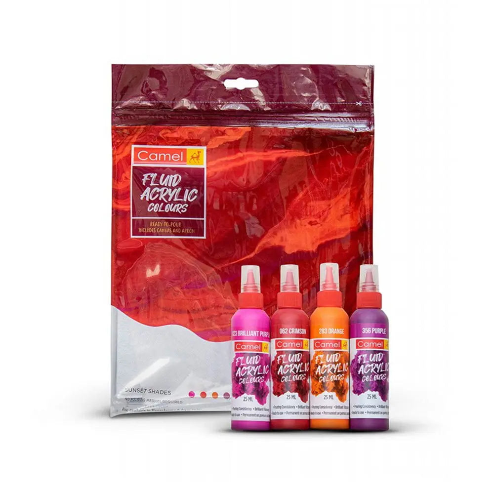 Camel Fluid Acrylic Colours DIY Kit Camel