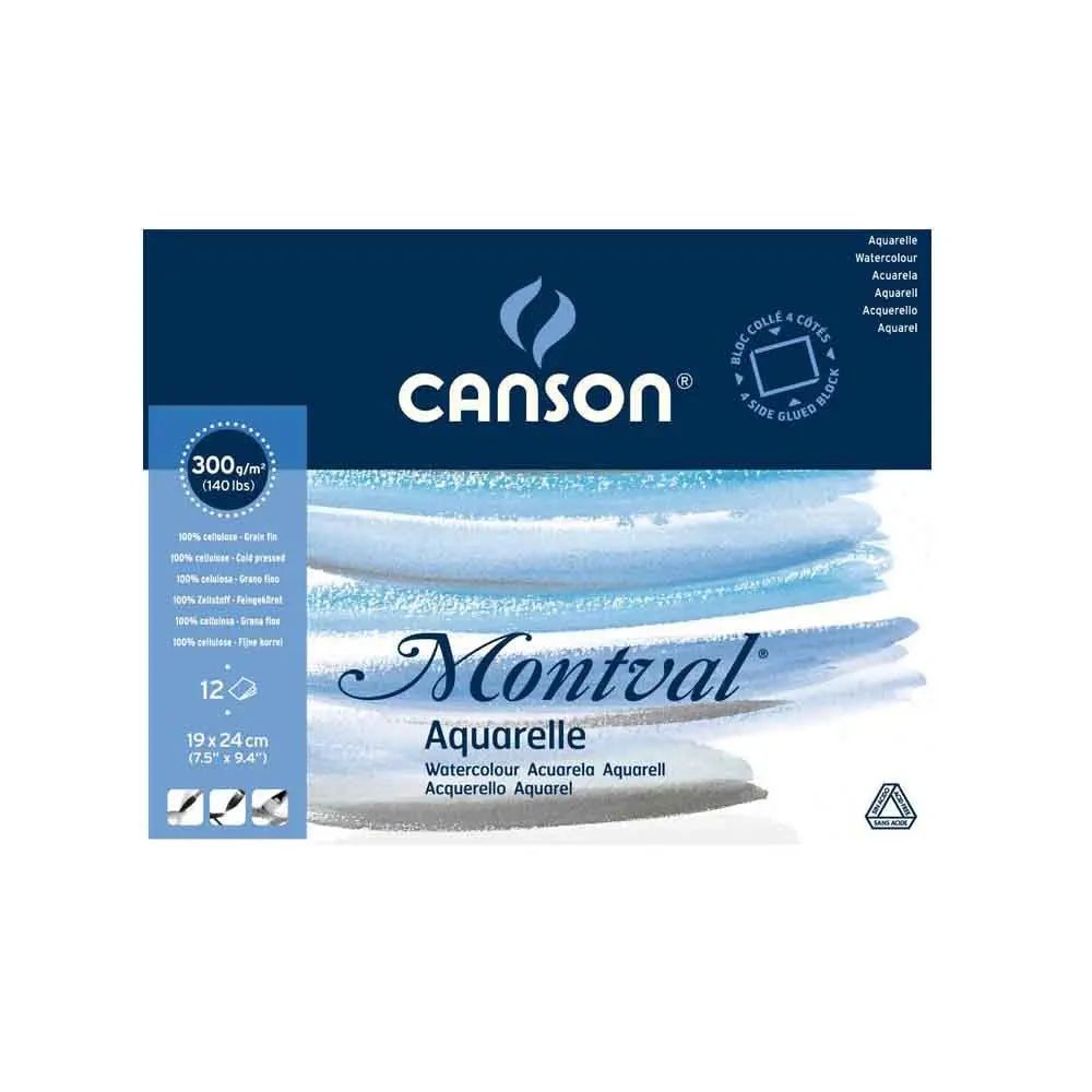 Canson Montval Aquarelle Paper Pad 300 GSM Canson