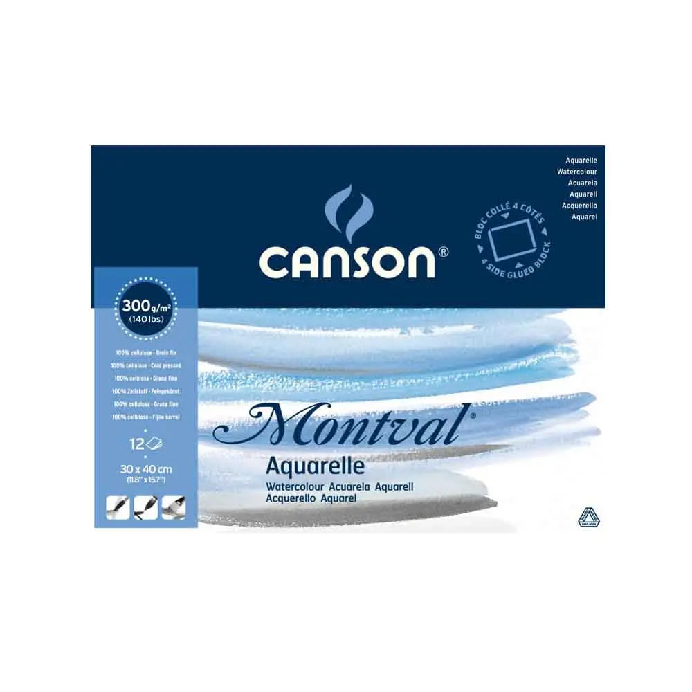 Canson Montval Aquarelle Paper Pad 300 GSM Canson