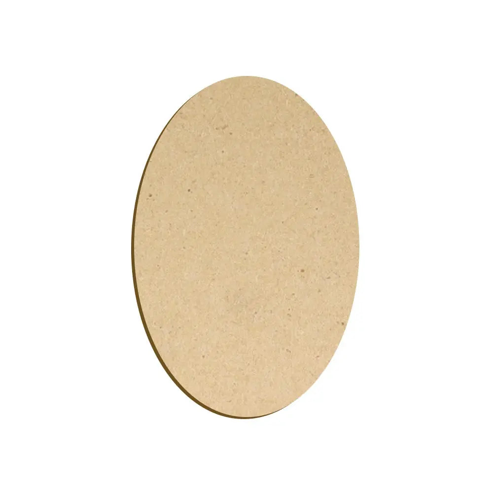 Canvazo MDF Cut Out Oval 3mm Thickness (Sizes in Inches) Canvazo